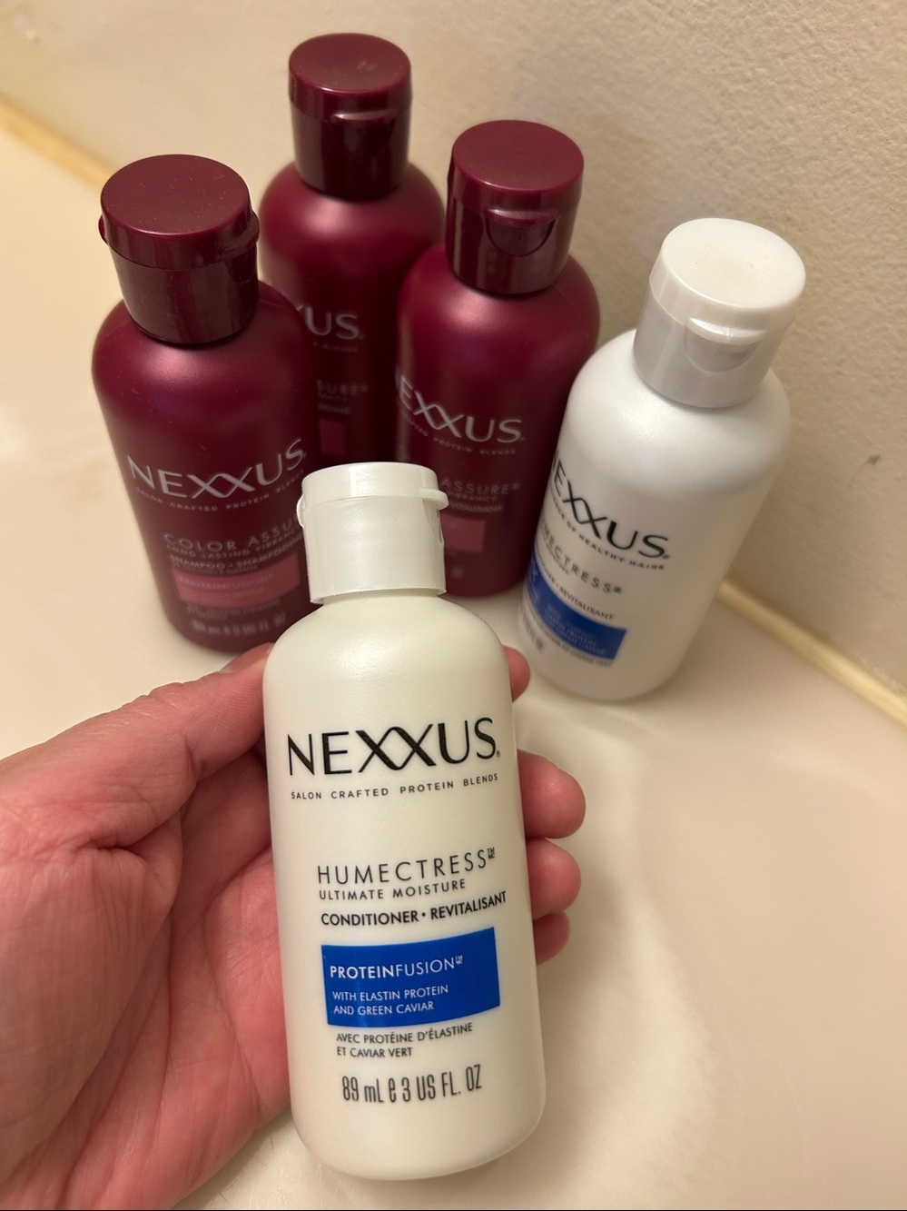 Bundle of 5: Nexxus Color Assure & Humectress Shampoo + Conditioner, 3floz each - Picture 5 of 5
